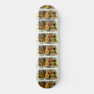 Vintager Klassiker verwitterter hölzerner Skateboard
