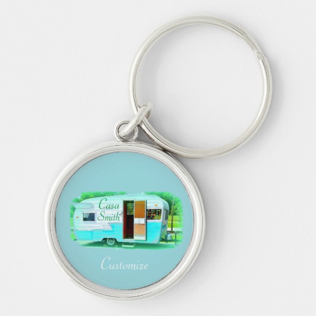 Vintager klassischer Anhänger Sinti und Roma Carav Schlüsselanhänger (Vorne)