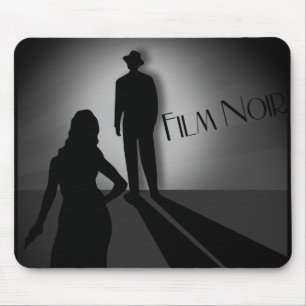 Vintager klassischer Film noir Mousepad