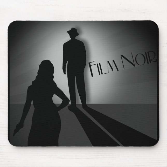 Vintager klassischer Film noir Mousepad (Vorne)