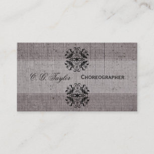 Vintager klassischer Look Darstellend Visitenkarte