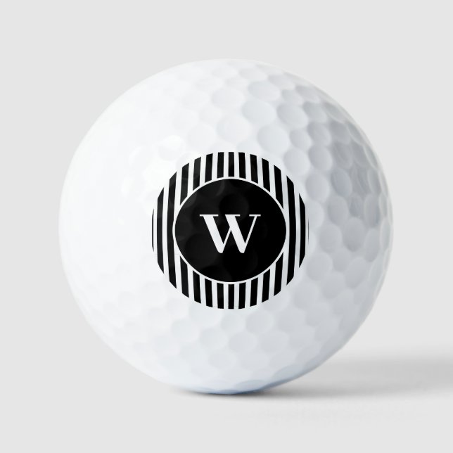 Vintager klassischer Streifen Golfball (Vorderseite)