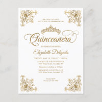 Vintager klassischer Weißgoldrahmen Tiara Quincean