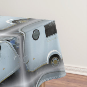 Vintager klassischer Wohnwagen Thunder_Cove Tischdecke