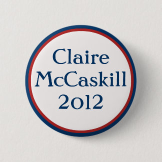 Vintager Knopf Claire McCaskill Button