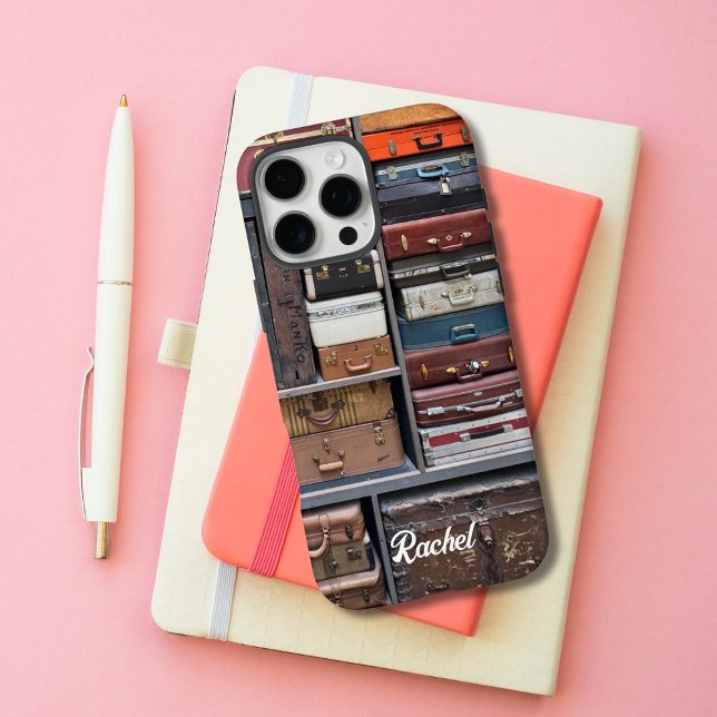 Vintager Koffer  Foto Wanderlust Case-Mate iPhone Hülle (Von Creator hochgeladen)