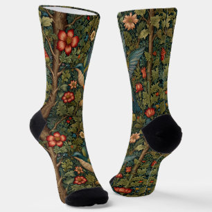 Vintager Kolibri-Jugendstil-Boho-Stil Socken
