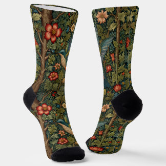 Vintager Kolibri-Jugendstil-Boho-Stil Socken
