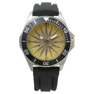 Vintager Kompass Armbanduhr