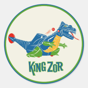 Vintager König Zor Toy Sticker