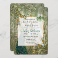 Vintager königlicher Pfauentempel