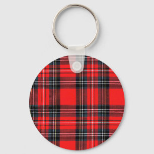 Vintager königlicher Tartan Schlüsselanhänger
