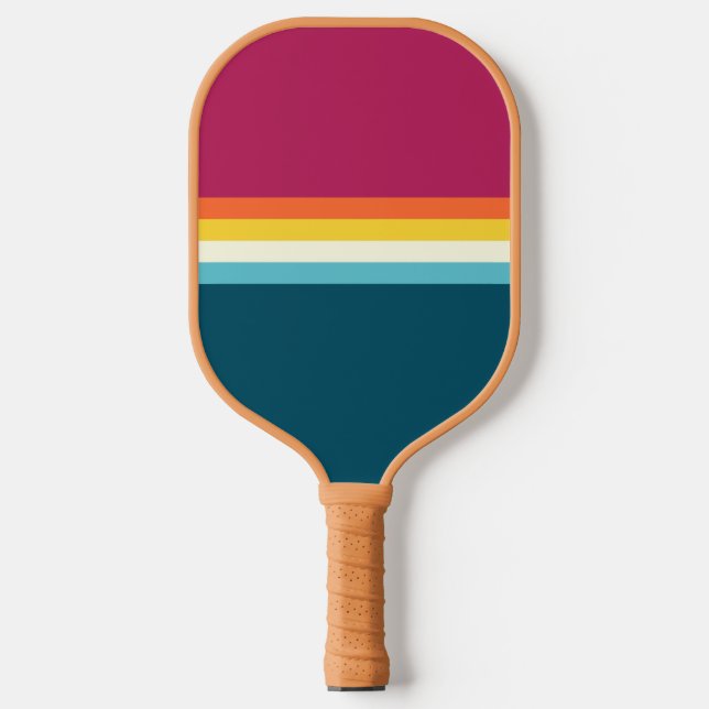 Vintager Kontrast Pickleball Schläger (Vorderseite)