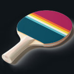 Vintager Kontrast Tischtennis Schläger<br><div class="desc">Hintergrund mit Vintagen Kontraststreifen. Sommerretro Stil Surf Streifen Muster.</div>