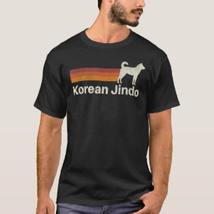 Vintager koreanischer Jindo Retro Mama Vater T-Shirt