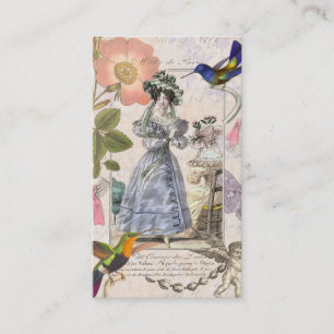 Vintager Kostüm-Designer/Vintages Visitenkarte