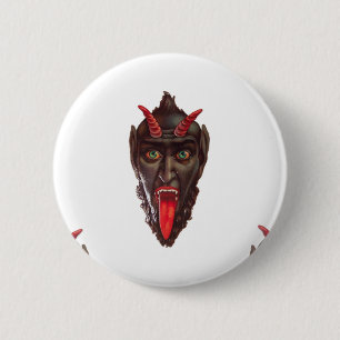 Vintager Krampus Button