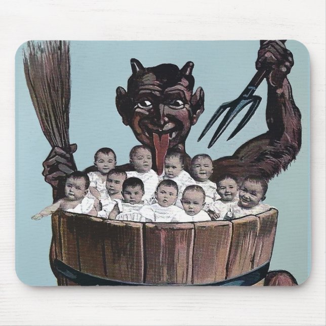Vintager Krampus Mousepad (Vorne)