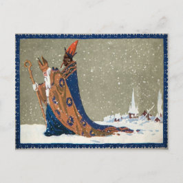 Vintager Krampus Postkarte
