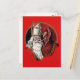 Vintager Krampus und Santa Postcard Postkarte (Vorderseite/Rückseite Beispiel)