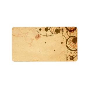 Vintager Kreise Avery Aufkleber Adressaufkleber