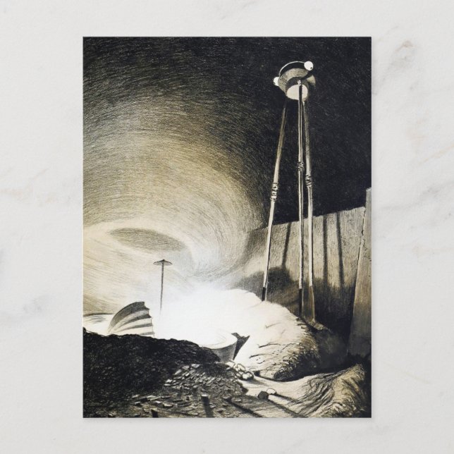 Vintager Krieg der Weltbilder-Postkarte Postkarte (Vorderseite)