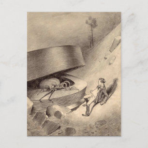 Vintager Krieg der Weltpostkarte Postkarte