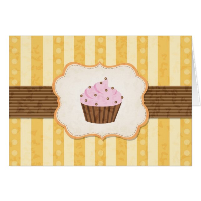 Vintager Kuchen-Hintergrund (Vorderseite (Horizontal))