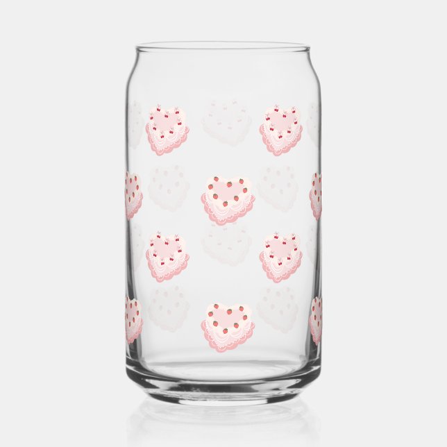 Vintager Kuchenglas-Cup Dosenglas (Vorderseite)