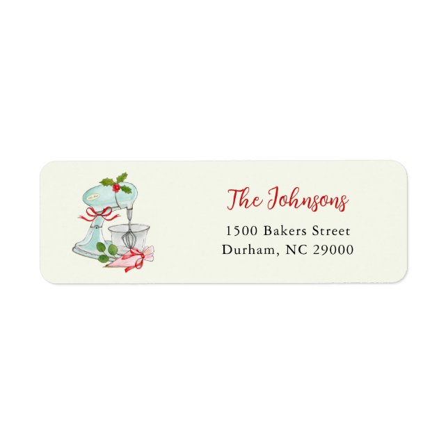 Vintager Kuchenmischer Holiday Bäcker (Vorne)