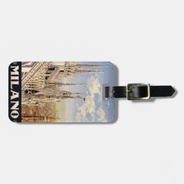 Vintager kundenspezifischer Gepäckumbau Mailands Gepäckanhänger