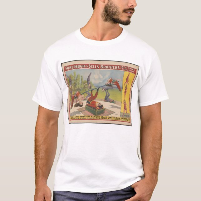 Vintager Kunstzirkus T-Shirt (Vorderseite)