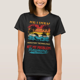 Vintager Labortechniker, nicht mein Pro T-Shirt