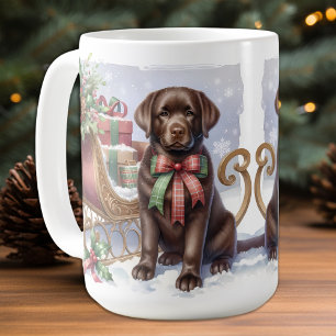Vintager Labrador Retriever Puppy Dog Tasse
