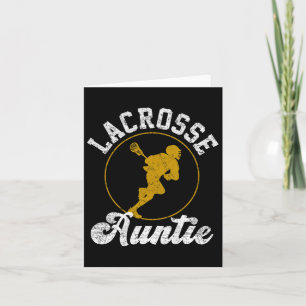 Vintager Lacrosse Auntie Lacrosse Lover Vathetag Karte