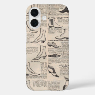 Vintager Ladys' Shoes Katalog - Mode der 1900er Ja iPhone 16 Hülle