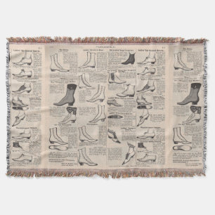 Vintager Ladys' Shoes Katalog - Mode der 1900er Ja Decke