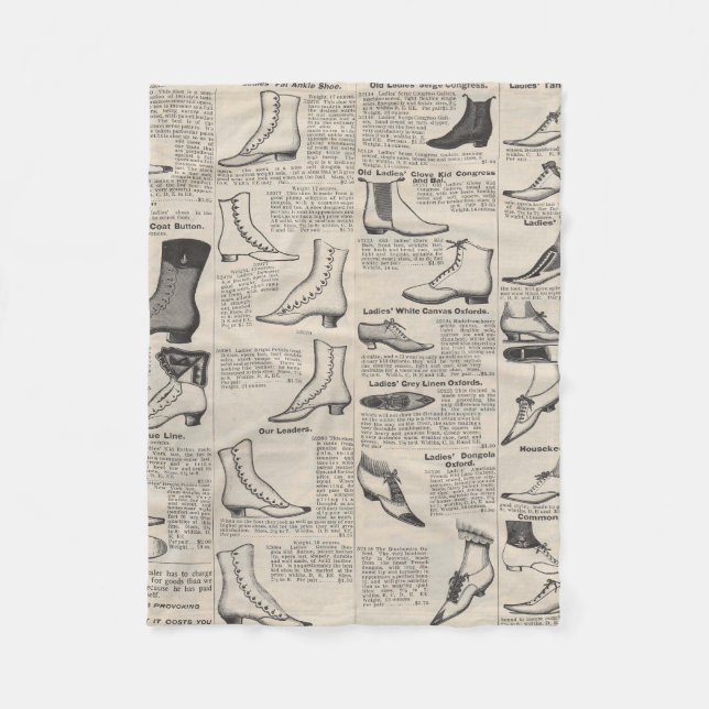 Vintager Ladys' Shoes Katalog - Mode der 1900er Ja Fleecedecke (Vorderseite)