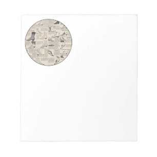 Vintager Ladys' Shoes Katalog - Mode der 1900er Ja Notizblock