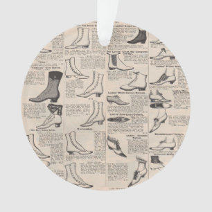 Vintager Ladys' Shoes Katalog - Mode der 1900er Ja Ornament