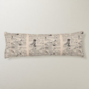 Vintager Ladys' Shoes Katalog - Mode der 1900er Ja Seitenschläferkissen