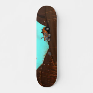 Vintager landwirtschaftlicher Traktor Skateboard