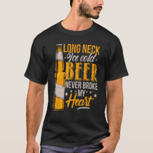 Vintager, langer Nackeneis kalter Bier hat mich ni T-Shirt