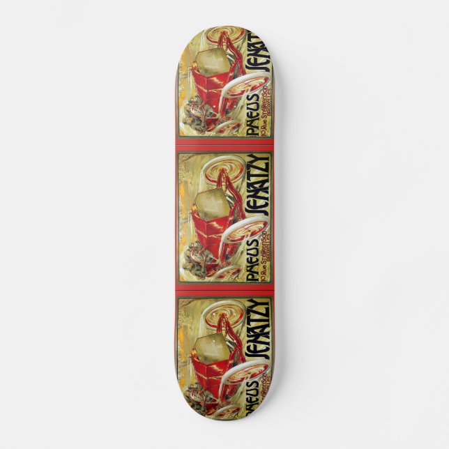 Vintager laufendes Auto-Entwurf Skateboard (Vorderseite)