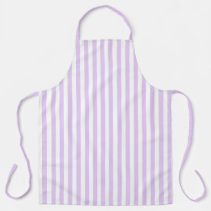 Vintager Lavendel und Streifen Schürze