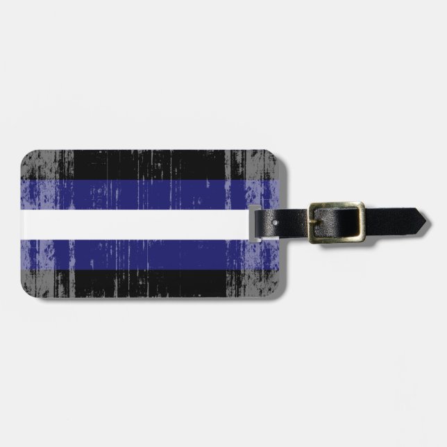 Vintager Leater Stolz - .png Gepäckanhänger (Vorderseite horizontal)