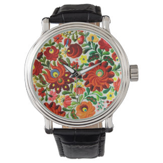 Vintager Lederband mit schwarzem Lederband Armbanduhr