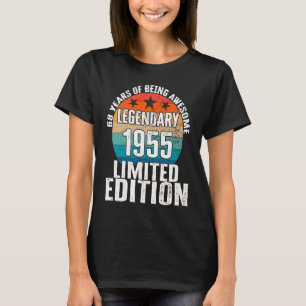 Vintager legendärer 68-jähriger Tag 1955 T-Shirt