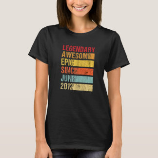 Vintager legendärer Phantastischer Epic Seit Juni  T-Shirt