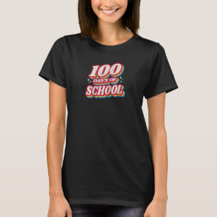 Vintager Lehrer oder Student 100. Schultag T-Shirt